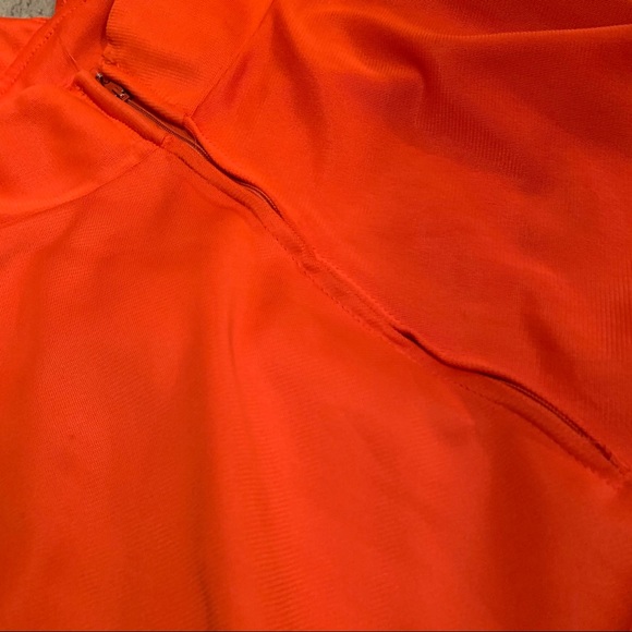 Vintage 70s Halter Plunge Maxi Dress Leg Slit S - Picture 12 of 15